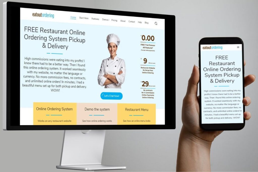Eatout Ordering Online Ordering System for Restaurants