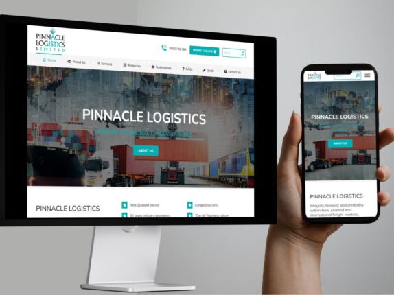 Pinnacle Logistics built with Elementor Pro